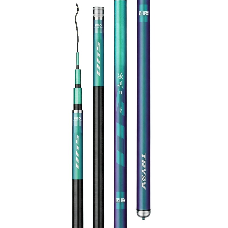 Fishing Rod Telescopic - スーパーハード超軽量釣り竿ノンスリップ耐摩耗性耐久性のあるハイエンド伸縮式カーボンロッドプロの釣り用品