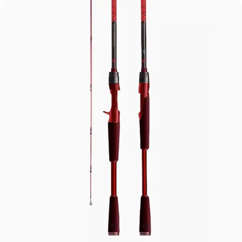 Fishing Rod Casting - カーボンファイバールアーフィッシングロッド 湖・川用 ベイトキャスティング・スピニング・キャスティング対応