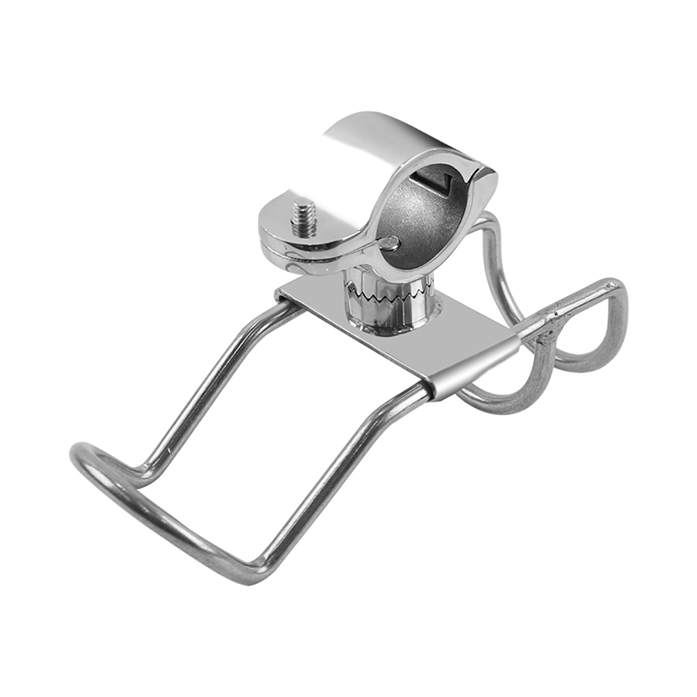 Fishing Rod Holder - ボート釣竿ホルダークランプオンステンレス鋼 25/32 ミリメートルレールマウントポールブラケットマウントボートレールボートアクセサリー