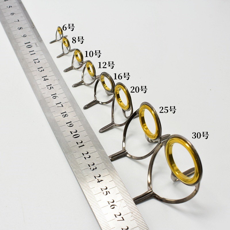 8個入り釣り道具ステンレス鋼修理キットセット釣り竿ガイドリン - Fishing Rod Tip Replacement のレビューと価格