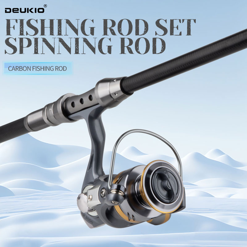 DEUKIO 釣り竿とリールのコンボ伸縮式釣り竿スピニングリ - Fishing Rod Combo のレビューと価格